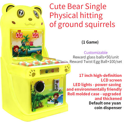 Para ile çalışan elektronik oyun - Fiziksel Whack-a-mole Tapping Oyunu