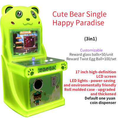 17 inçlik para ile çalışan eğlence parkı joystick arcade oyun makinesi