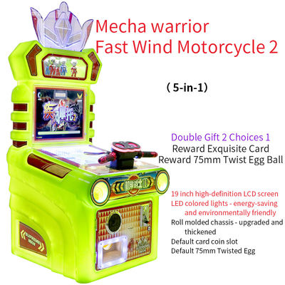Montajlı Mech Warrior Motosiklet Arcade tarzı Yarış Oyunu Makinesi