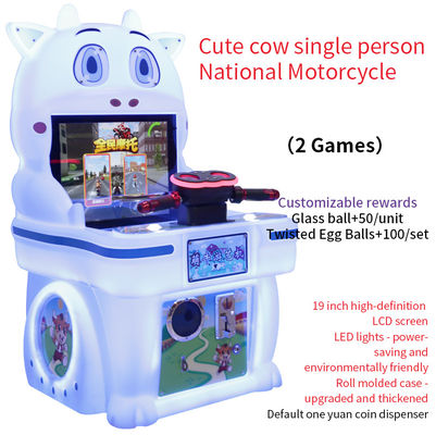Hız yarışları arcade oyun makinesi dolap üreticileri Coin Mall Robot For Children National Motorcycle