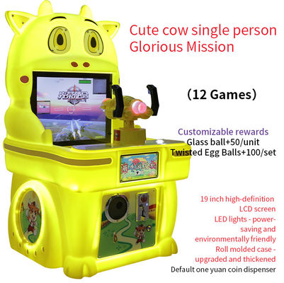 Kabine Arcade Makinesi Monete İşletilen Tek Oyunculu Şanlı Görev Atış Oyunu