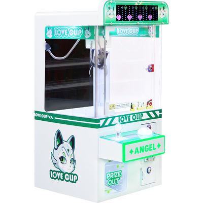 Para ile çalıştırılan LED Işık Mini Pençeler Makine Donanım Dolabı Plüş Oyuncak Fabrikası Satılık