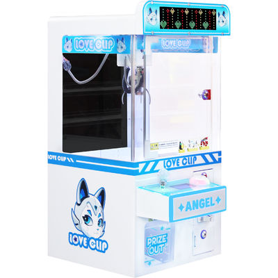 LED Mini Pençe Makinesi Peluş Oyuncak Vinç Mavi Donanım Pençe Makinesi