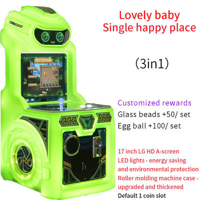 Çocuklar için LCD Ekranlı 17 inç Kaynak Fabrikası Madeni Paralı Oyun Arcade Oyun Makinesi