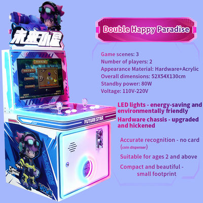 Çinli Orijinal Üreticilerden Doğrudan Satış Ürünleri Çocuklar İçin Madeni Parayla Çalışan İki Oyunculu Arcade Oyunları
