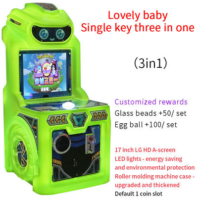 New Model 17-inch High-definition Arcade Machine With Single Button Three-in-one For Children