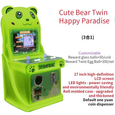 Ticari Kapalı Para ile Çalıştırılan Elektronik Oyun Çocuk Joystick Arcade Makinesi
