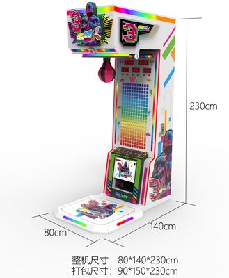 Büyük Madeni Paralı Boks Arcade Oyunu Yumruk Makinesi